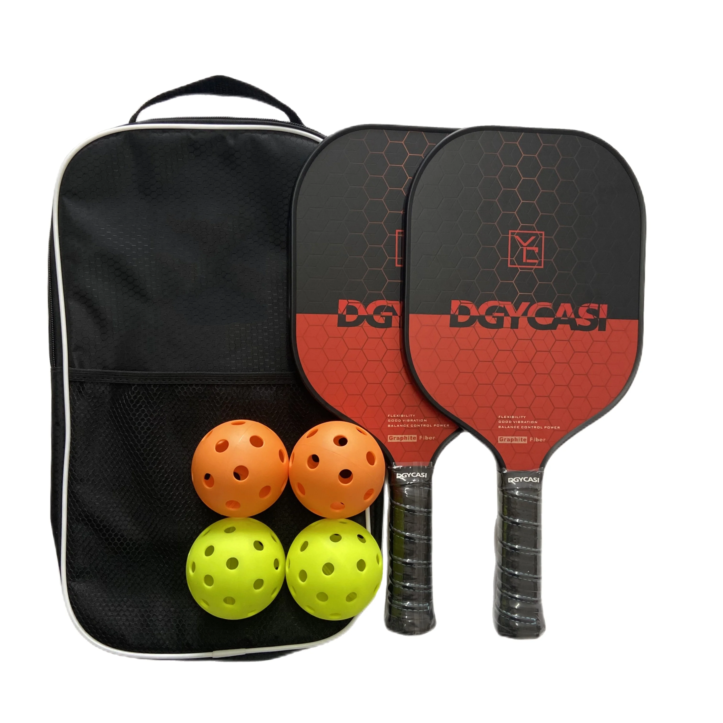 Manufacturer Factory Quality New Design Carbon Pickleball Paddle Graphite China Pickleball Paddle Set