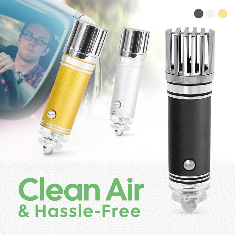 JO-6271 OEM Custom Made Mini Auto Air Cleaner 12V Small Plug In Car Air Purifier