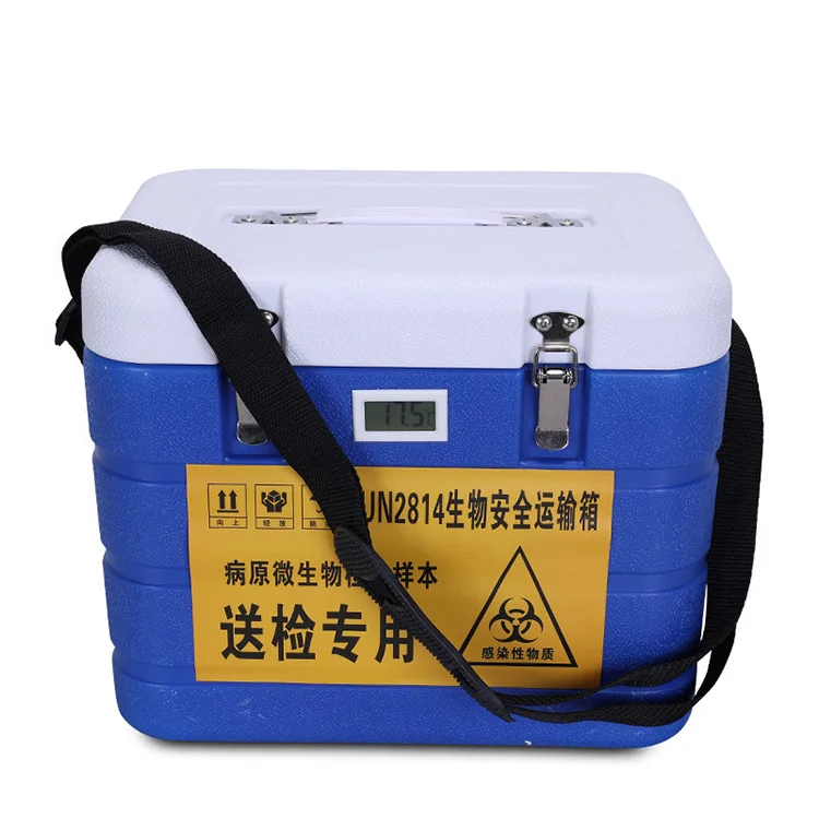 New Style Medical Experiment Vaccine Transport 12L Blood Vaccine Plastic Cooler Box Commercial Thermos Chest Cooler Igloo