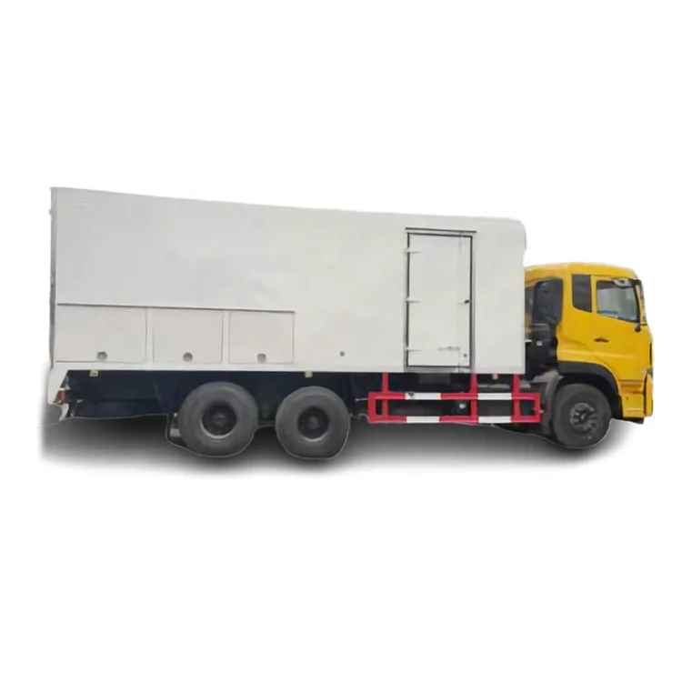 DFAC cold storage trucks 6x4 LHD 1SUZU 15T 5C to 20C double control thermo king  cold room container refrigeration box trucks