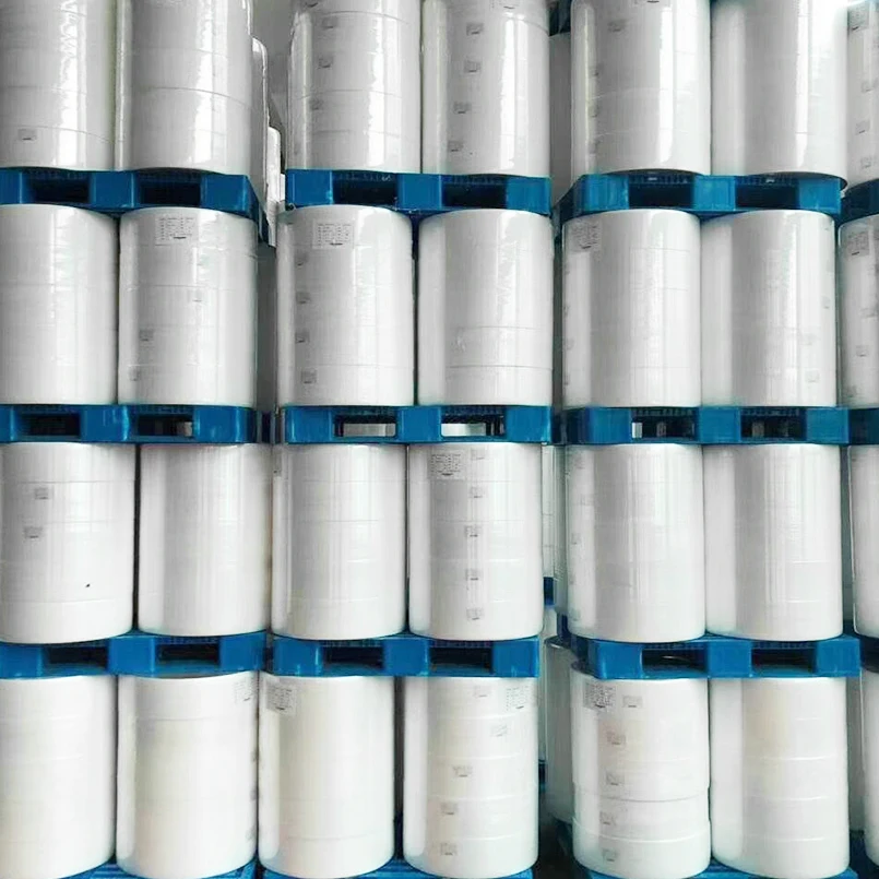 Оптовая продажа высокое качество вискоза полиэстер 40gsm 45gsm 50gsm нетканый материал влажная салфетка спанлейс