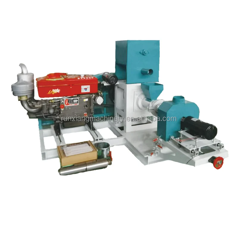 Cat and dog pet food pellet making machine Pet puffed snack machine Floating fish feed puffing extruder machine