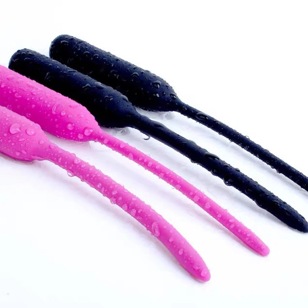 Silicone Waterproof Penis Plug Urethral Dilator Vaginal Masturbation Male Toys Prostate Massager