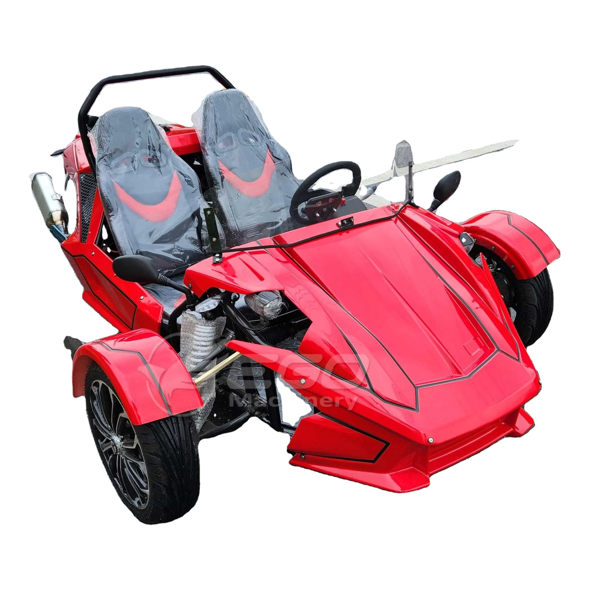 Three Wheels Drive Motorcycle High Speed Ztr Trike Roadster with Battery Electric Racing Cart Sports Vehicle
