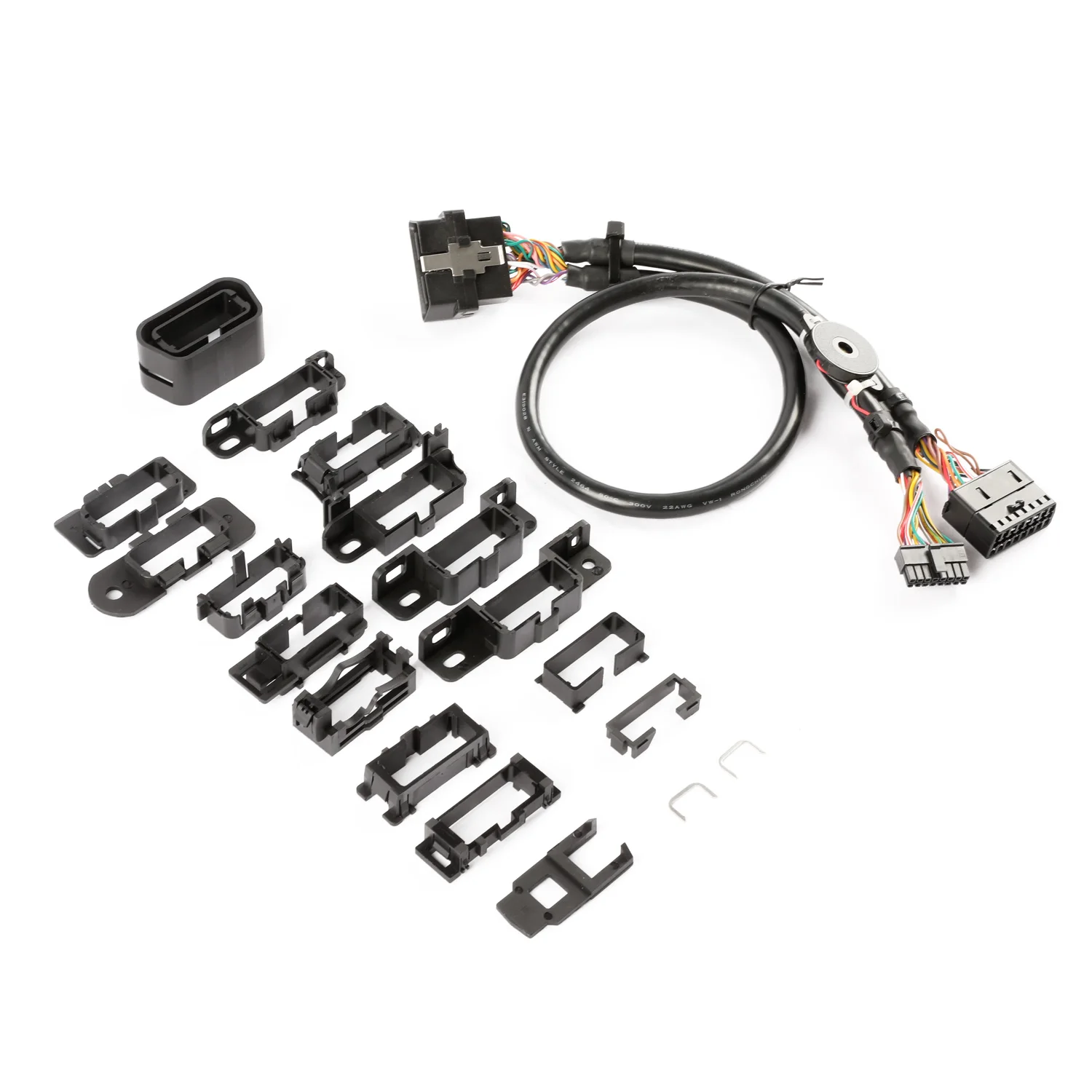 Factory Custom OBD2 OBDII OBD 12V 24V plug  connector cable