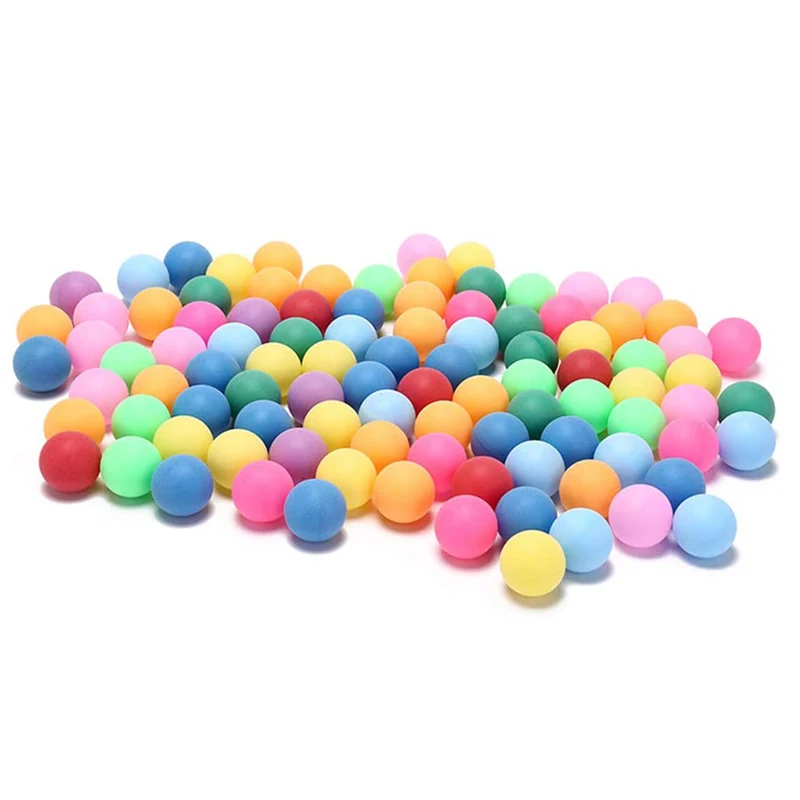 Colored Ping Pong Balls Wholesale 40mm  Entertainment Table Tennis Balls Mixed Colors for Game and Advertising