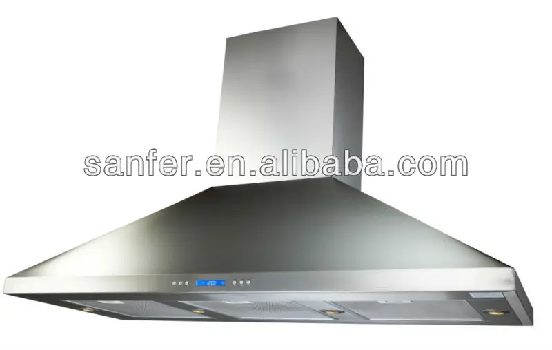 1600m3/hr powerful air flow twin copper motors kitchen extractor range hood canopy