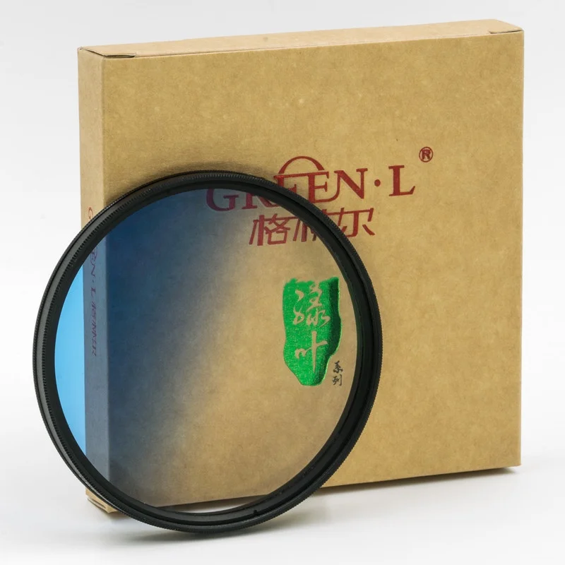 55 см постепенный Синий Желтый Зеленый Оранжевый Фиолетовый Цвет оптический фильтр