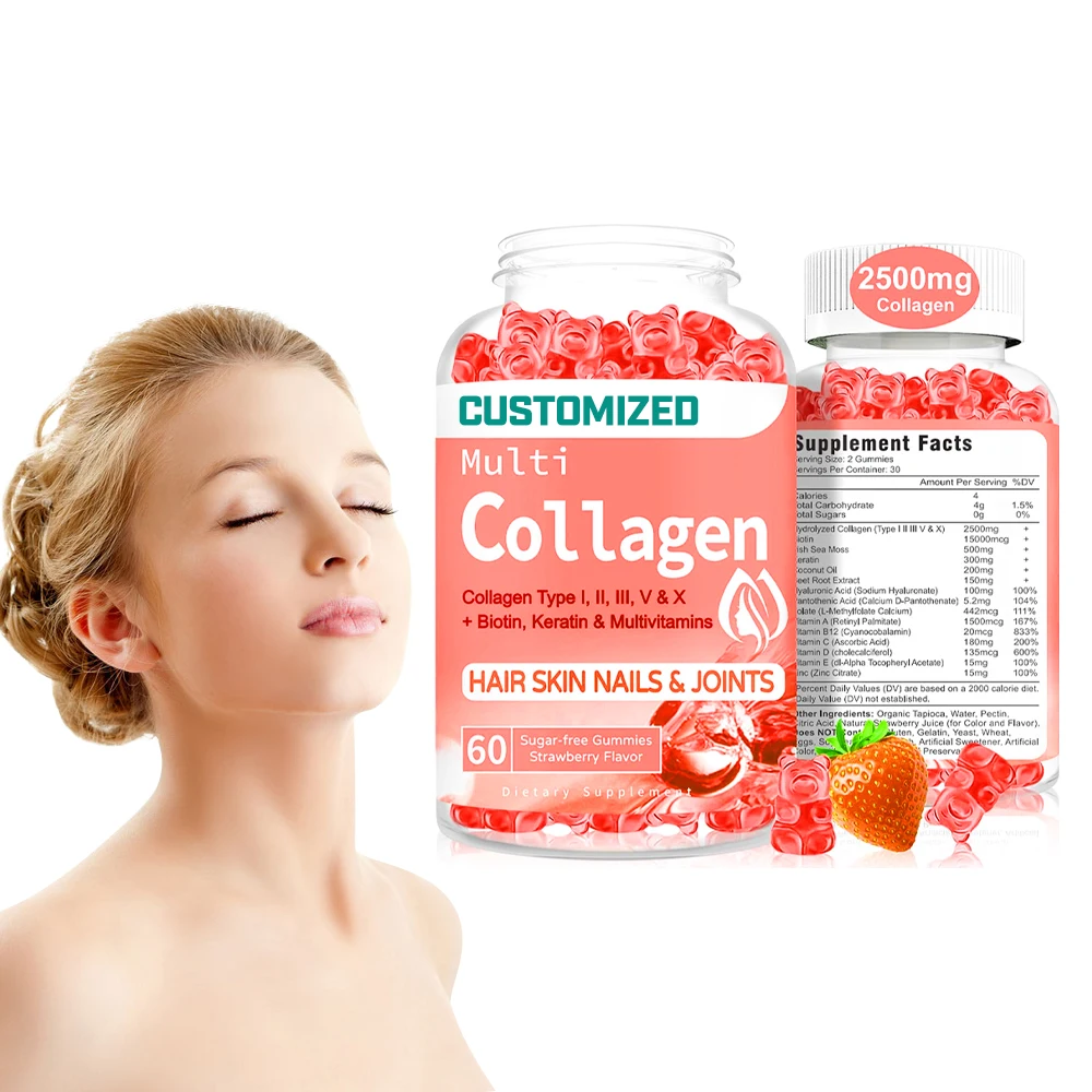 Surprise Price collagen biotin softgel fish collagen peptide powder collagen gummies for hair care