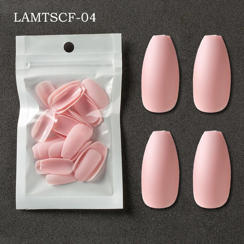 New Luxury False Nails Matte Ladies Acrylic Artificial Nail Art Tips Wholesale Custom Long Press On Nails For Women