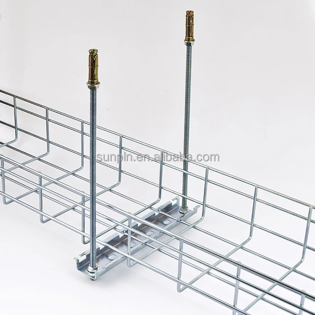 4mm 5mm 6mm china 300 mm IDC Steel Basket Grid cable tray manufacturer
