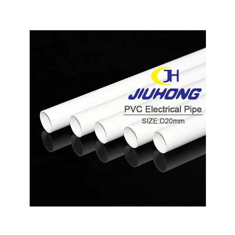 
Electrical Accessories Wholesale Size D20*1.5mm Rigid Plastic Wire Casing Cable Conduit Pvc Tube Electrical Pipe Fittings 