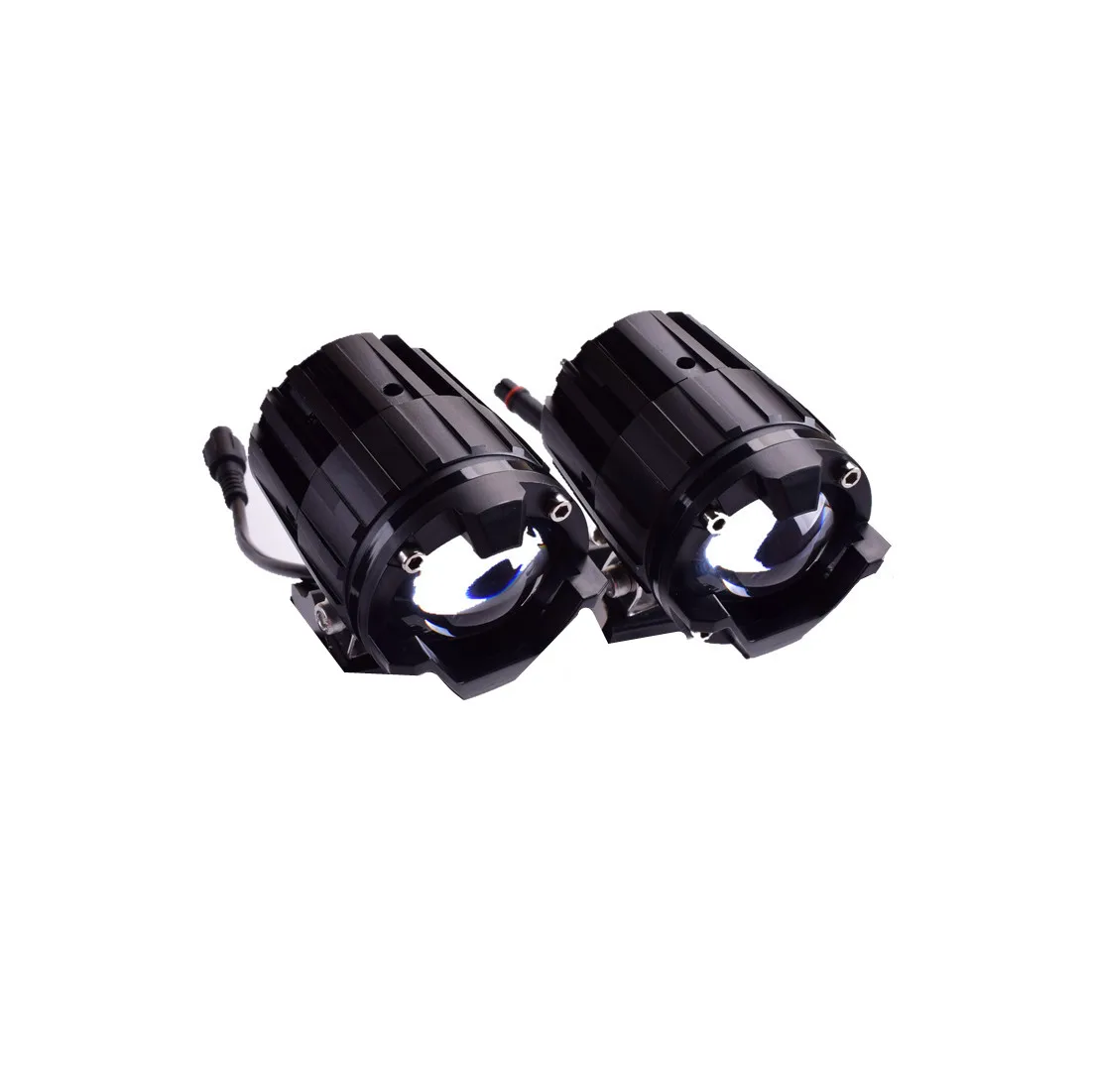 Светодиодный вспомогательный прожектор для мотоцикла Night knight, 60 Вт, супер яркие противотуманные фары для вождения, 6000 лм, лампа для фар