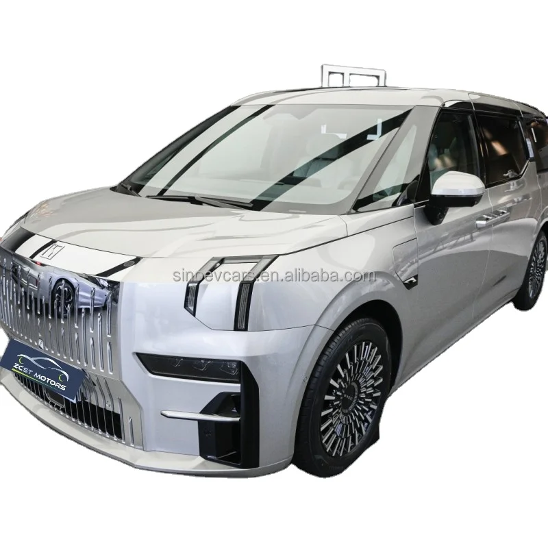 Car Range 822km Personal MPV Zeekr 009 2022 Hot Sale Adult LED 11 Light Leather Electric Multi-function Automatic Sunroof R19