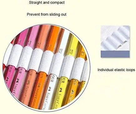 Hot Sales Stationery Storage Sketch Pencil Holder Bag Custom logo Canvas Roll up Pencil Case for Color Pencils