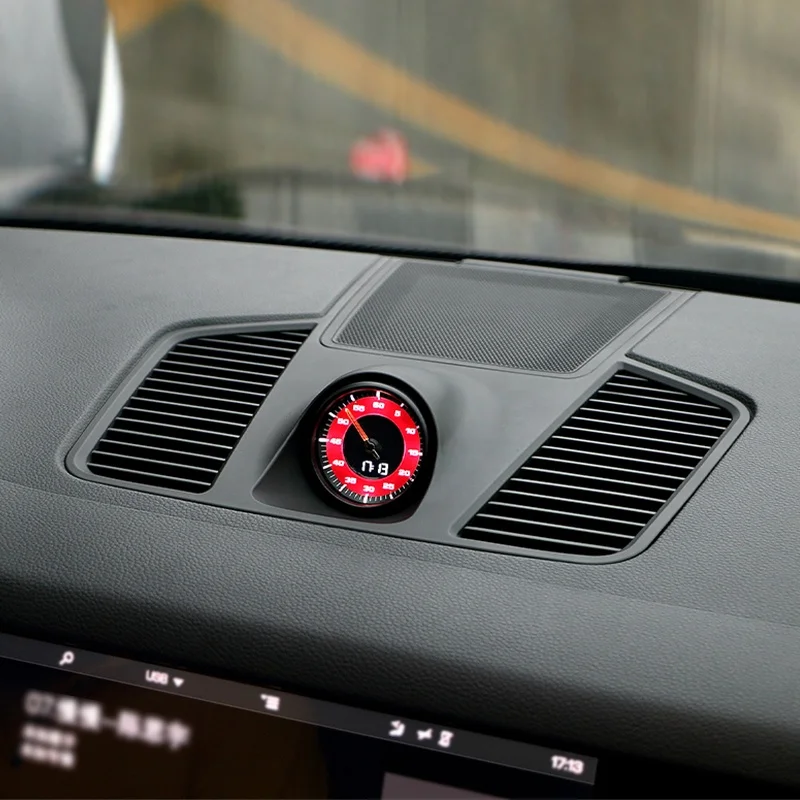 Factory Direct Sales High-End Temperament Car GPS Speedometer Clock Panel Car Dashboard Console Stopwatch For Porsche Cayenne
