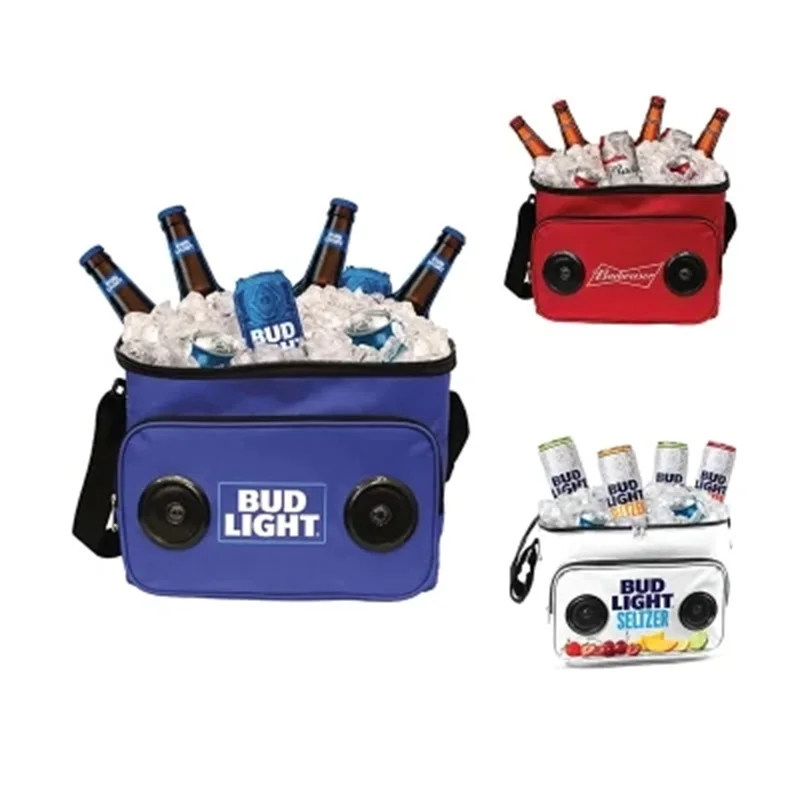 Portable Insulated Cooler Bag with Built in Speaker High Quality Speaker Beer Pack for Outdoor Traveling Cooler Speaker