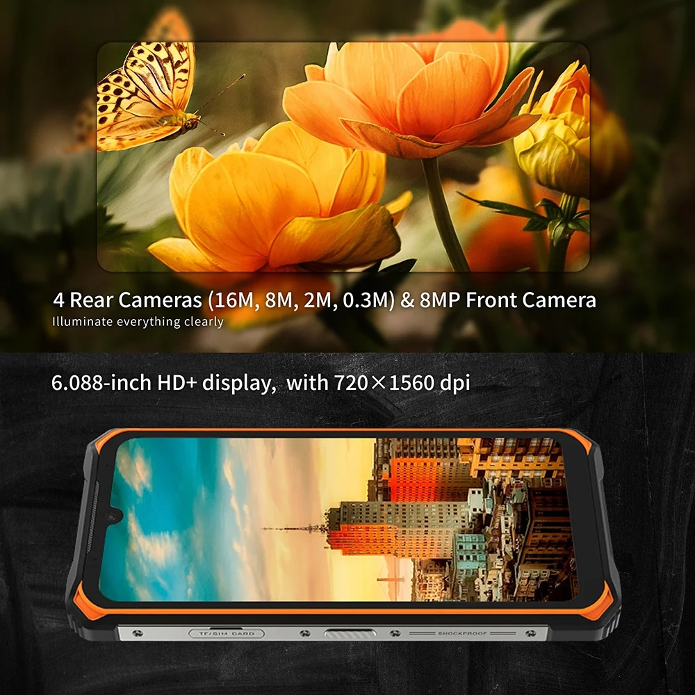 Dorland EX_08 8000mAh android 10 8+128G rugged industrial intrinsically safe 4G mobile phone