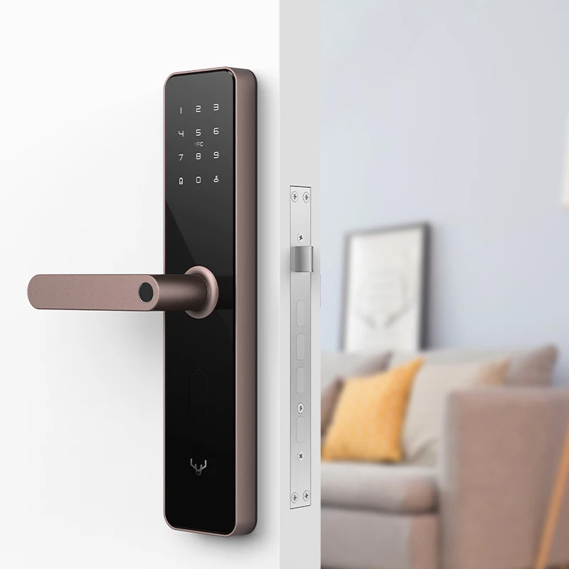 Ex-works 2021 Новинка Высокое Качество Xiaomi mijia безопасный цифровой код пальцевой печати замок замки для алюминиевых дверей дверная ручка с замком