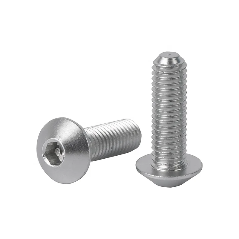 M3M4M5M6 ISO7380 Aluminum Button Head Cap  Machine Screws