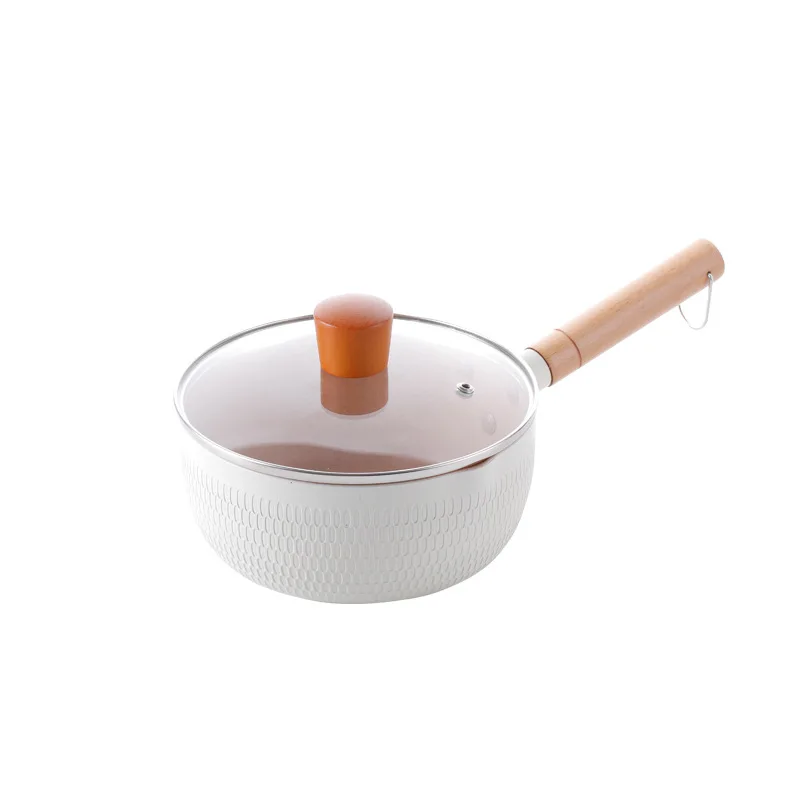 Распродажа молочная сковорода с антипригарным покрытием для детского приготовления бытовая многофункциональная кастрюля лапши быстрого