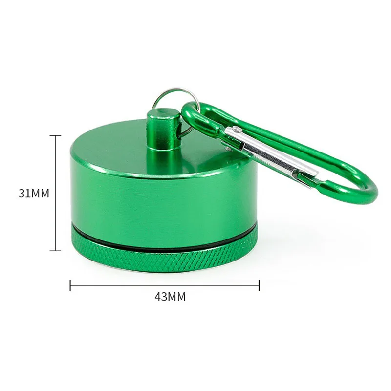Big Size Round Aluminum Metal Mini Travel Pocket Pill