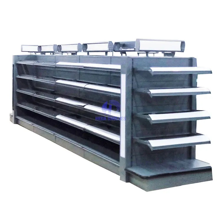 Customized Functional factory price experienced OEM/ODM service gondola and store shelving for shops supermarket racks