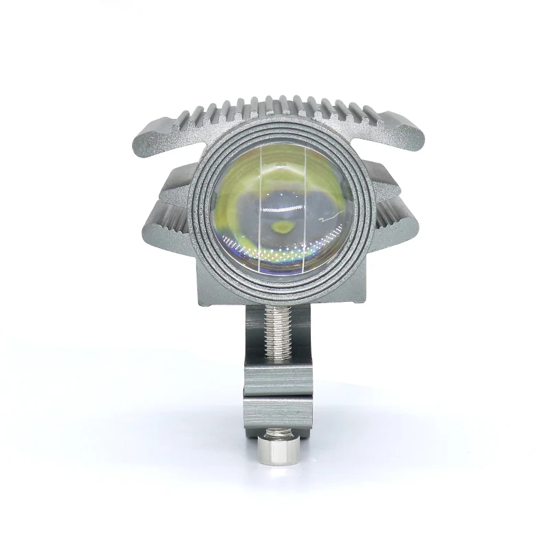 Dual Color Motorcycle Led Headlamp Headlight Hi Lo Beam Mini Driving Light Spot Auxiliary Motorcycle Led Light