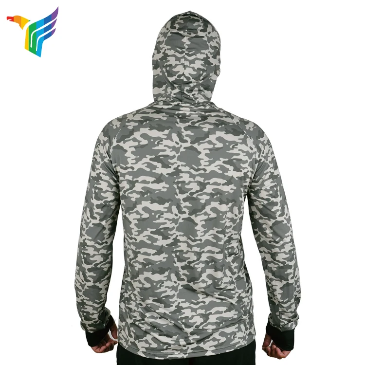 Custom Sublimation Polyeste full sublmation Zipper Man  Fishing T Shirt