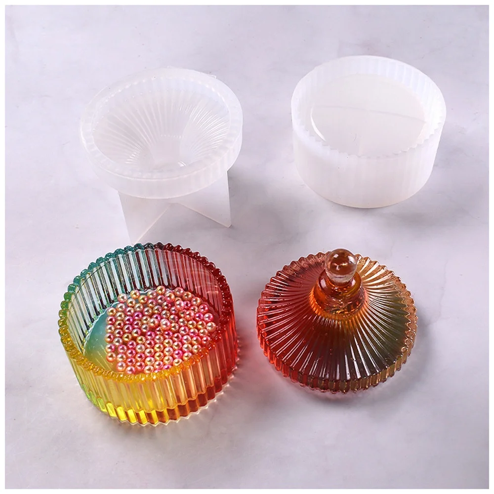 Силиконовая форма для изготовления коробок, форма для самостоятельного изготовления украшений из эпоксидной смолы, гипса, цемента, глины