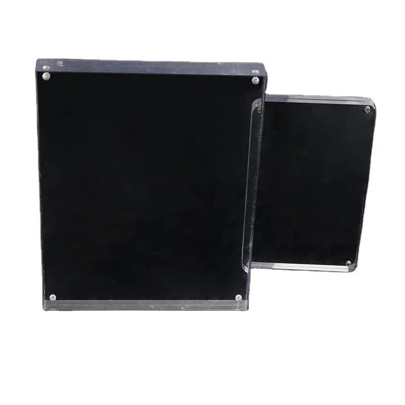 Thickened acrylic transparent strong magnetic picture frame desktop display table Plexiglass picture frame display frame