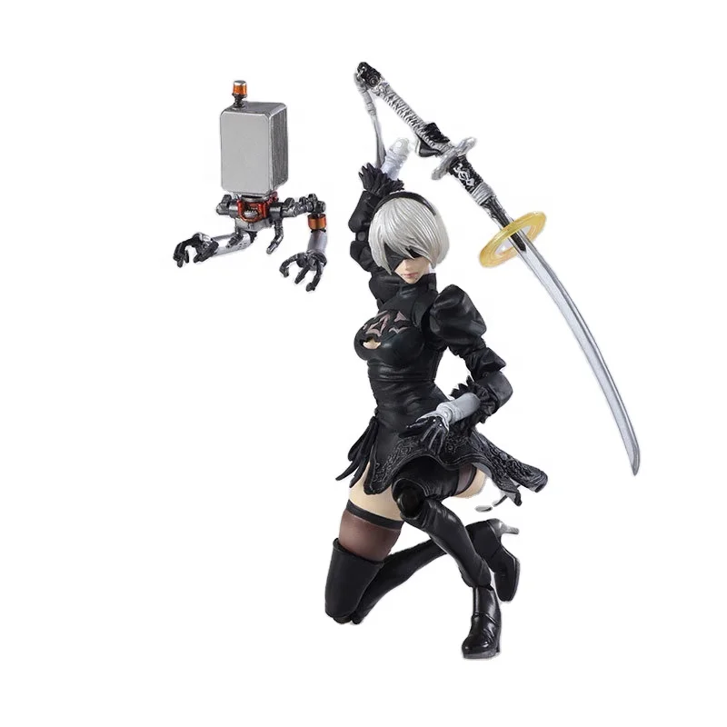 
NieR Automata YoRHa No2 Type B 2B fighting PVC toys collection doll anime cartoon model 