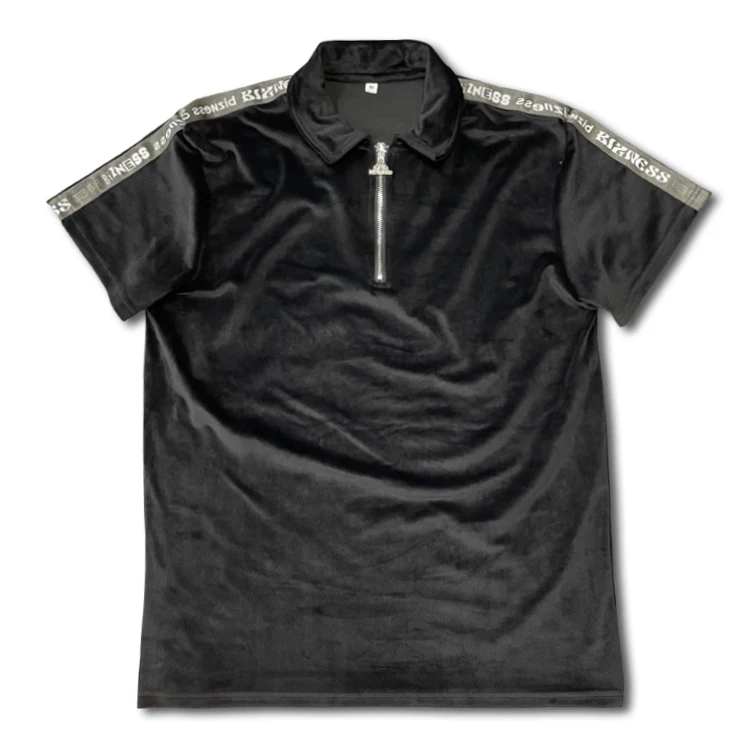 Custom Embroidery Logo Design Shorts Velour Suede Men Tracksuit