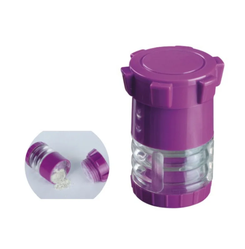 Plastic pill crusher  Pill box