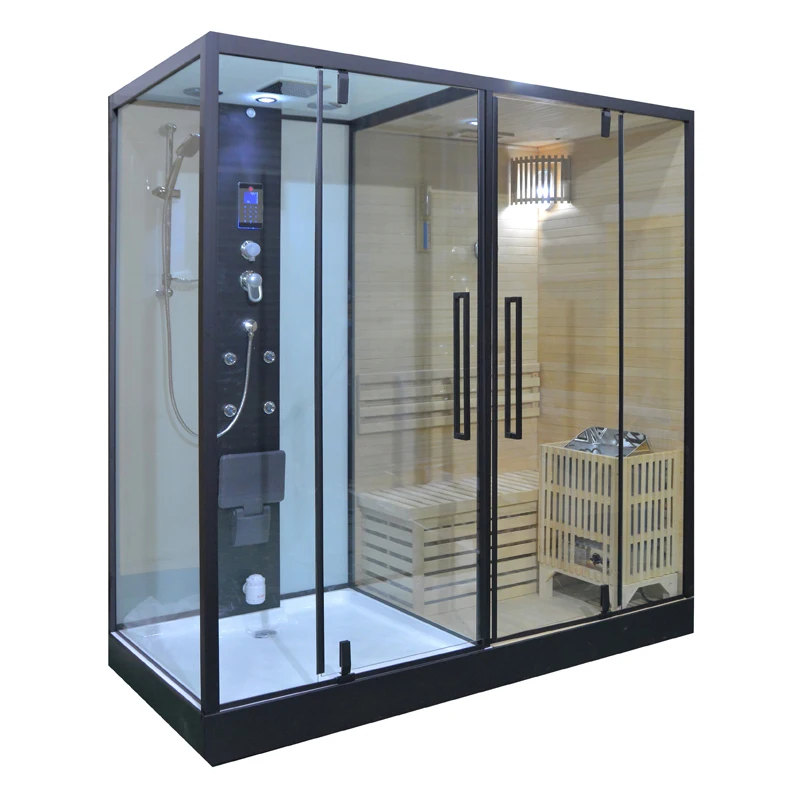 Wholesale Canadian Hemlock/Cedar Traditional Steam Sauna Room Barrel Sauna Outdoor Sauna for sale