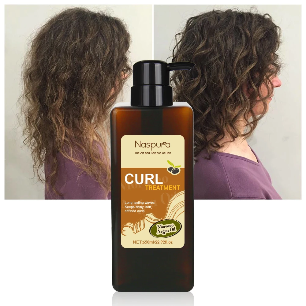 Curls Protector Private Label Keep Vivid Curls whole day long Waves Argan Oil Hair Curly Leave in Treatment