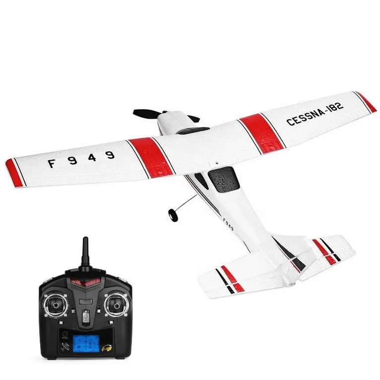 Новинка 2020 Wltoys F949 2 4 ГГц 3CH Cessna-182 EEP самолет с радиоуправлением летающий игрушки для детей подарки