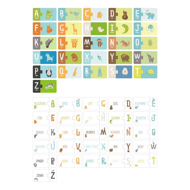 
PWO Early Educational Cognitive Puzzle Toys,Alphabet Matching Puzzle 