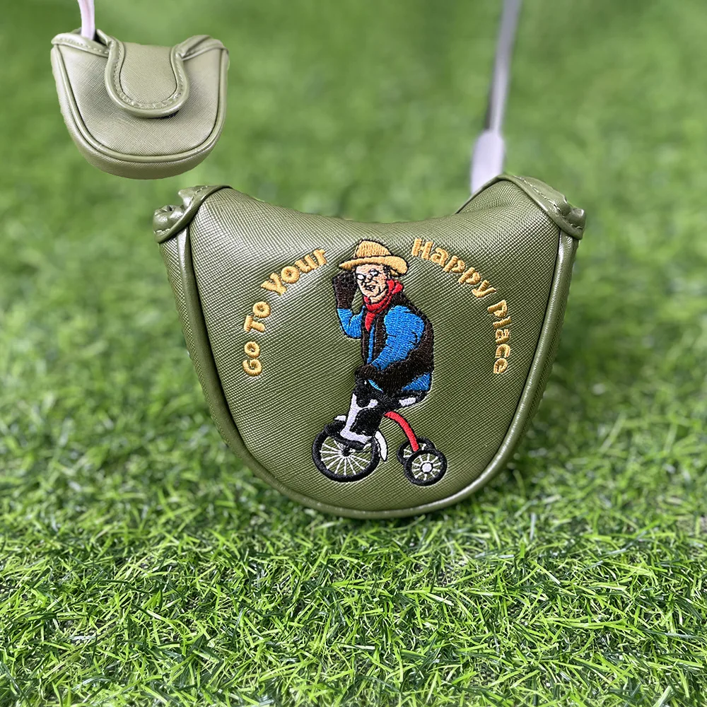 Golf putter cover custom  golf  headcover embroidery LOGO Support LOW MOQ customization fast ship