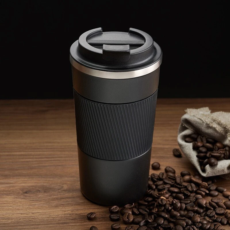 Custom Double Wall Insulated Thermos tazze Reusable Vacuum Silicone Case Coffee tazze