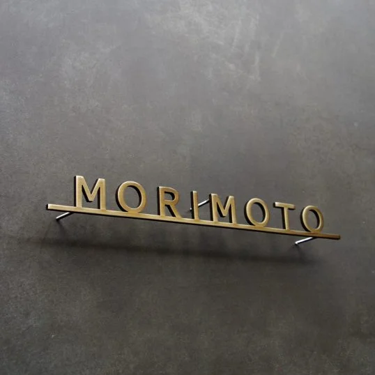 Wall Home Gold Letter Sign Metal Outdoor Silver Hotel Door Room House Sign Number