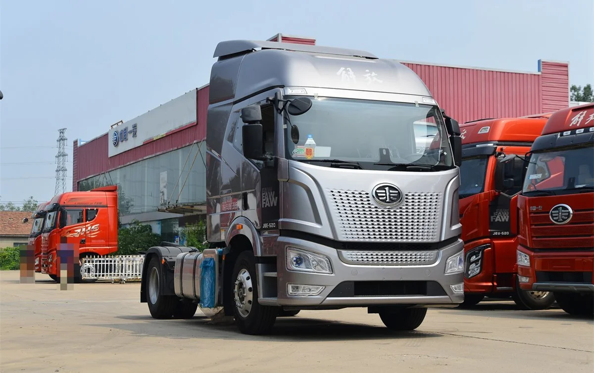4x2 FAW Подержанные тягачи Euro 2 тягач для продажи автоматический дизельный 520hp