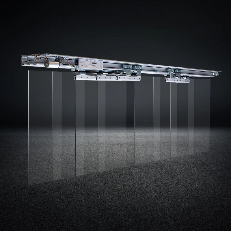 Turtech DTSC3000 Automatic Telescopic door automatic sliding door with three movable door  opener for mall
