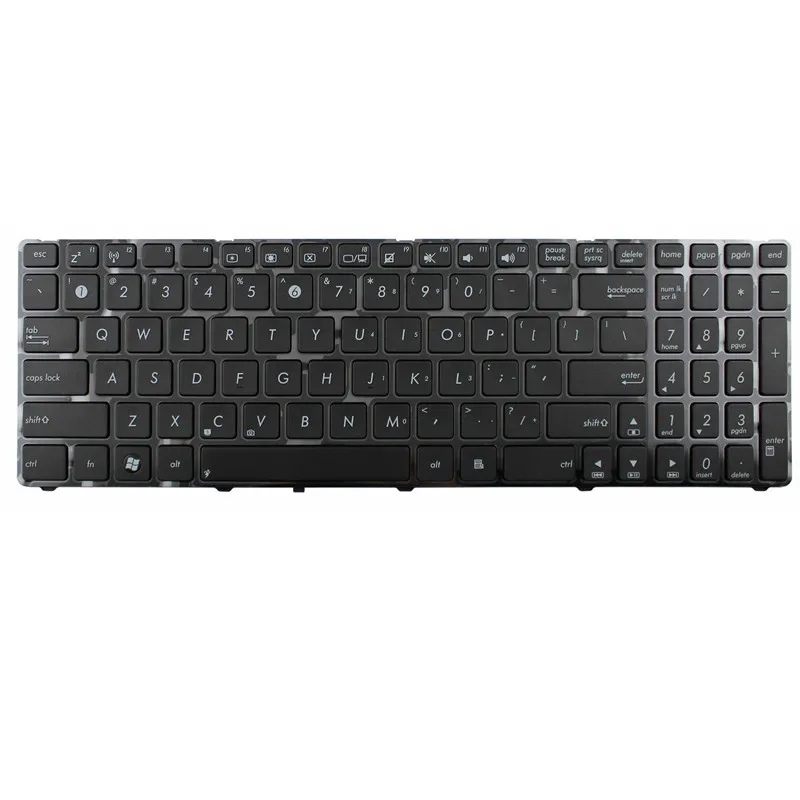  Дешевая Клавиатура для ноутбука ASUS K50 K60 клавиатура лучшего качества Оригинальная цвет