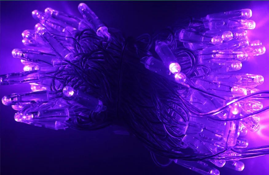 50meters 500 Light USB Remote Control Curtain Light String Waterproof Copper Wire LED Light String