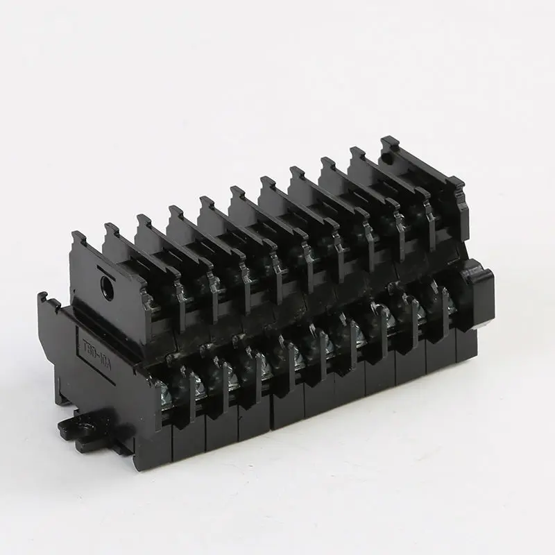 TBD-10A 10A Din Rail type combined double-layer terminal block terminal block connector
