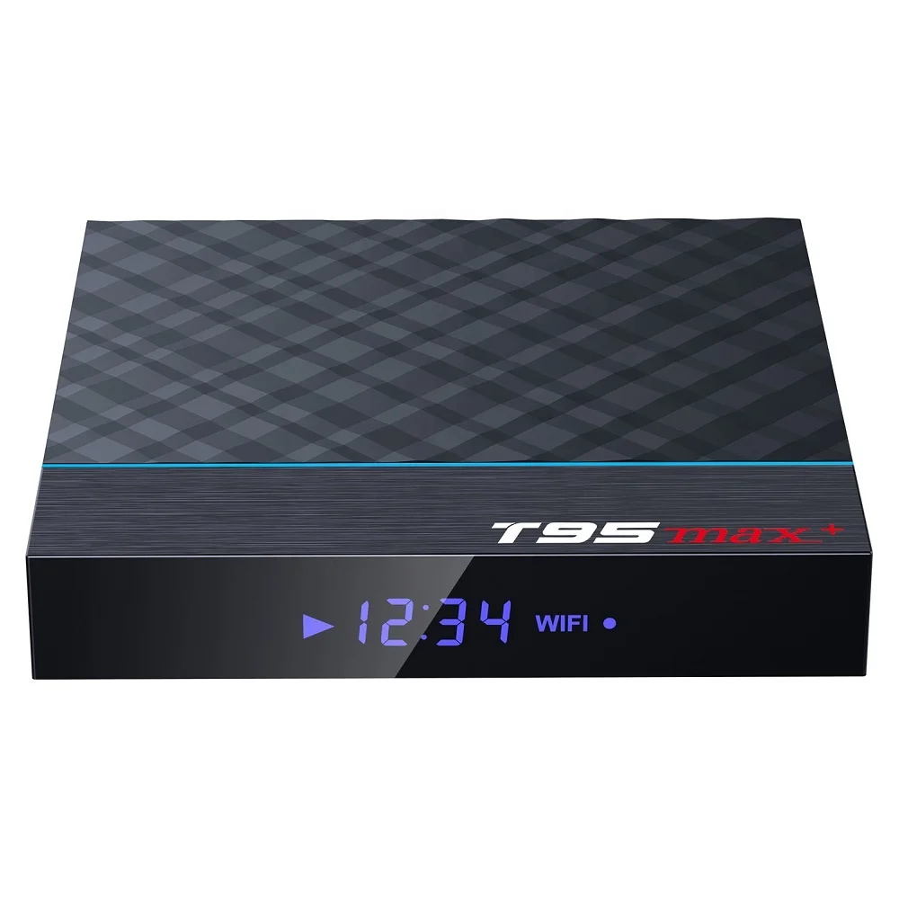 
Yikoo T95max+ tv set top box DDR 4GB Android 9.0 4K resolution smart android TV box with S905X3 