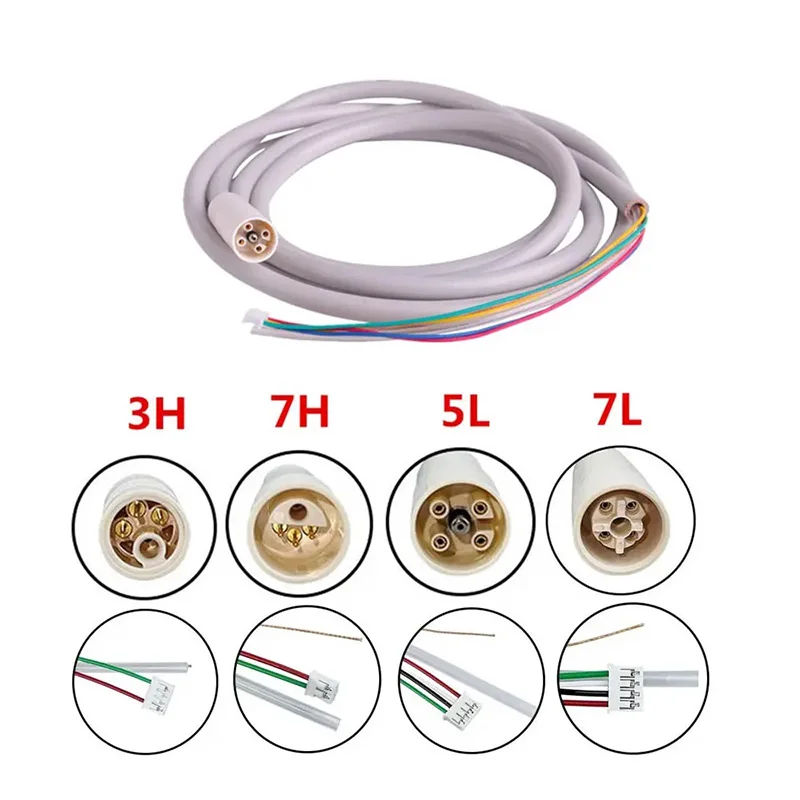 Ultrasonic Piezo Built in Scaler HW-5L 3H 7L 7H LED Handpiece With Scaling Perio Endo Tips For Dental Chair EMS