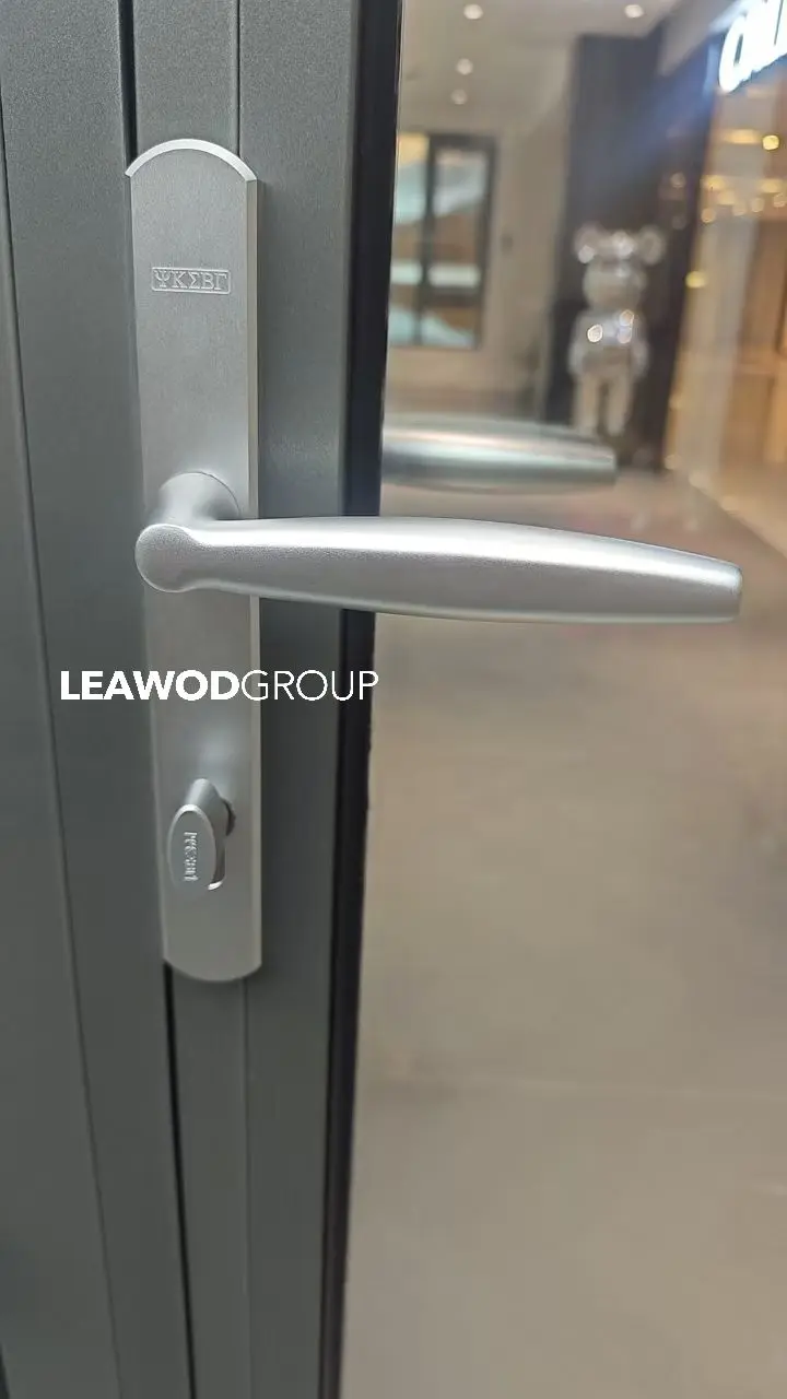 NEW thermal break aluminum Aluminum Sliding Folding Glass Door