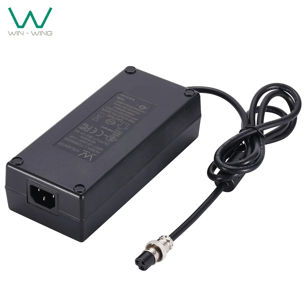 Power adapter 36V 5A 12V 15A 24V 7.5A 30V 6A 15V 12A AC DC adapter with UL62368 TUV-GS ROHS RCM